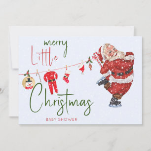 Invitación Chico Chica de invierno de Feliz Navidades Pequeño