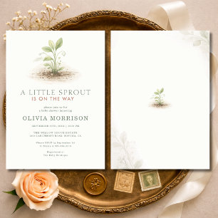 Invitación Chico de bebé en camino Fiesta de Baby Shower