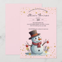 Chico de copo de nieve y rosa y dorado para baby s