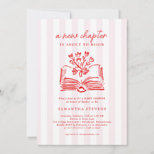 Invitación Chico de Cuento de Hadas Un Nuevo Capítulo Comienz