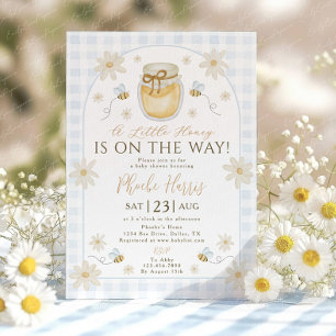 Invitación Chico de Miel está en Camino Baby Shower