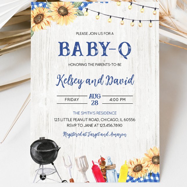 Invitación Chico Ducha de Bebé BBQ (Subido por el creador)