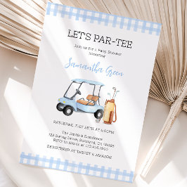 Invitación Chico Ducha de Bebé Golf