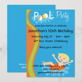 Invitación Chico Fiesta del grupo