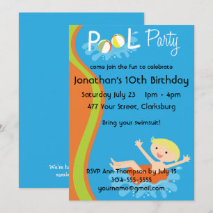 Invitación Chico Fiesta del grupo