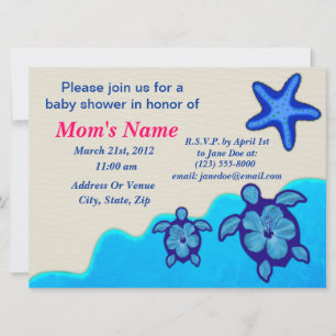 Invitación Chico Honu Baby Shower