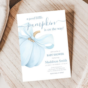 Invitación Chico Minimalista Pequeña Fiesta de Baby Shower de