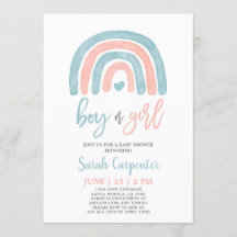 Chico o Chica: ducha arco iris revelada