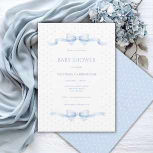 Invitación Chico Vintage Shabby Chic Fiesta de Baby Shower de