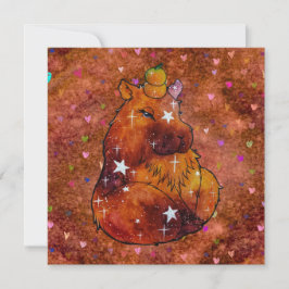 Invitación Chigüiro llamado Dream