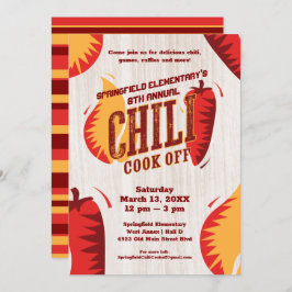 Invitación Chili Cook Off | Concurso de Cocina BBQ