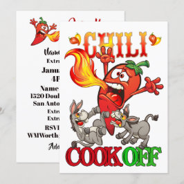 Invitación Chili Cook Off Invitation