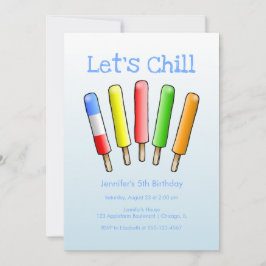 Invitación Chill Birthday