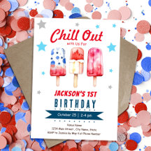 Chill Out Kids Summer Ice Pop Primer Cumpleaños