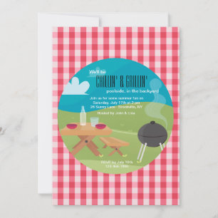 Invitación chilling' y grillin'