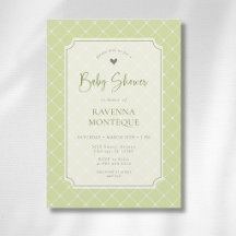 Chimenea de Citrus Verde Diamante Baby Shower