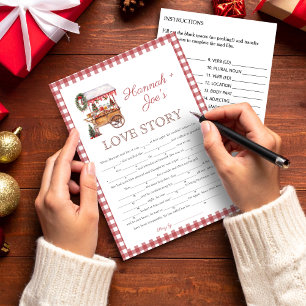 Invitación Chimenea de novia en el mercado de Christma Tarjet