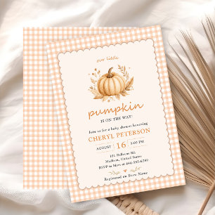 Invitación Chimenea de nuestra pequeña calabaza Baby Shower