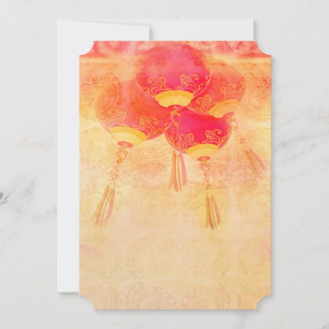 Invitación china del Año Nuevo (Anverso)