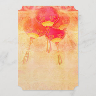 Invitación china del Año Nuevo