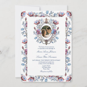 Invitación Chinoisería Romántica Foto Boda