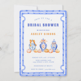 Invitación Chinoiserie Ginger Jar Bridal Shower | Fiesta del 