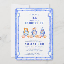 Invitación Chinoiserie Ginger Jar Bridal Shower | Fiesta del 