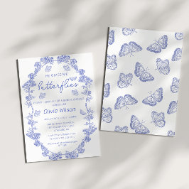 Invitación Chinoiserie Me Da Butterflies Bridal Shower