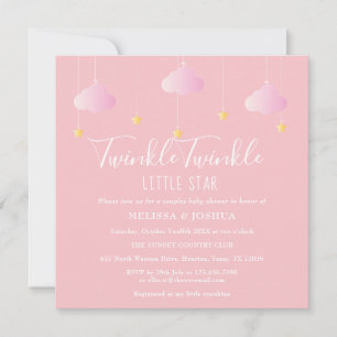 Invitación Chispita Chispita Estrellita Ducha de Bebé para Pa