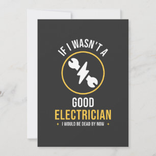 Invitación Chistosa cita de electricista