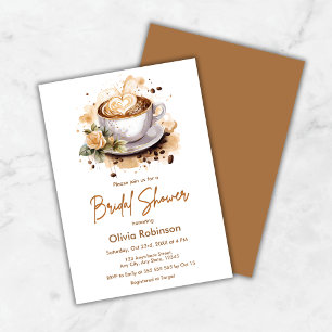 Invitación Chocolate Floral Amor está en ebullición Despedida