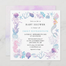 Chocolate Mermaid Bajo El Mar Baby Shower