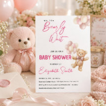 Chocolate rosa personalizado para baby shower