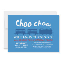 Choo choo entrena el cumpleaños de los niños rojos