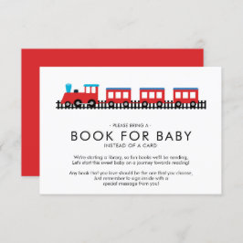 Invitación CHOO CHOO TREN Baby Shower Book for Baby