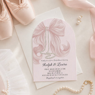Invitación Chorreada de lujo de niña Pearl