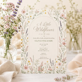 Invitación Chorreado de Acuarela Boho Baby Shower