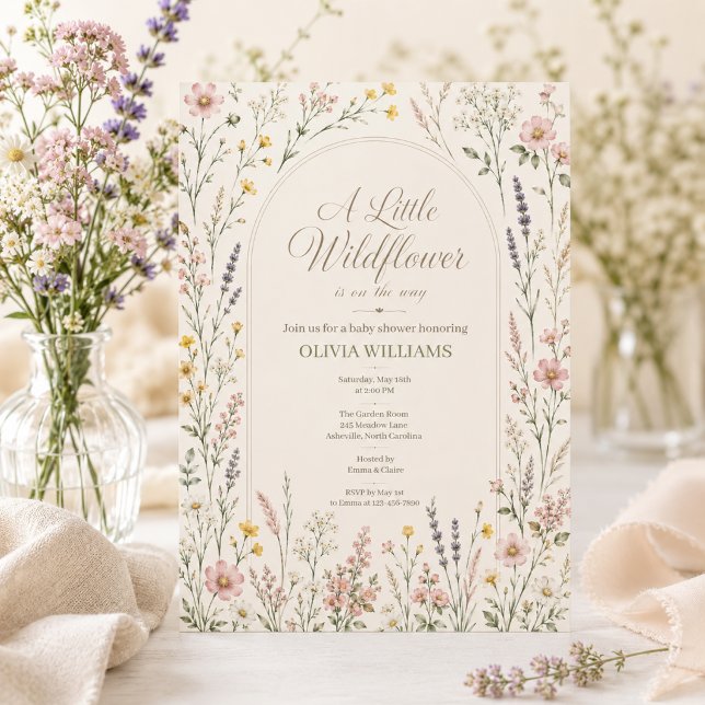 Invitación Chorreado de Acuarela Boho Baby Shower (Subido por el creador)