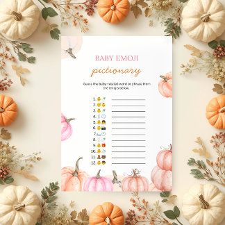 Invitación Chorreo de bebé de una pequeña calabaza | Pictiona