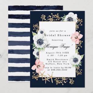 Invitación Chorreo Nupcial Marina Náutica Marina Rosa Marina