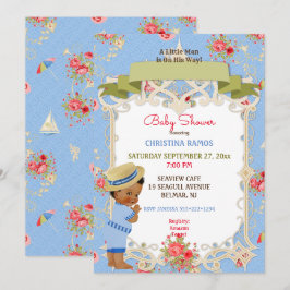Invitación Chorreo Victoriano Fiesta de Bebé de Verano en la