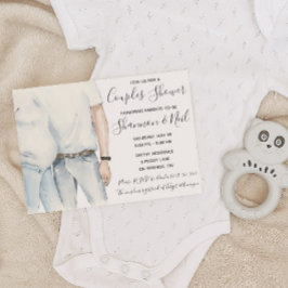 Invitación Chorro de agua Padres esperados Baby Shower de la 