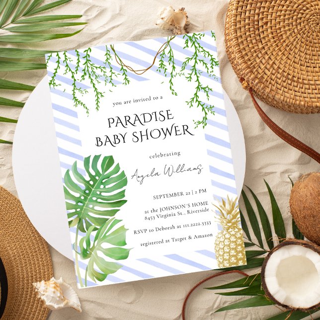 Invitación Chorro de Bebé en el Paraíso Tropical Botánico Azu (Subido por el creador)