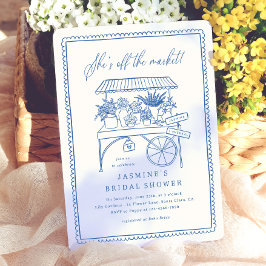 Invitación Chorro de Fantasía Mercado de Flores Ducha de Novi