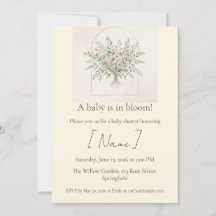 Chorro de flores silvestres para Baby Shower, Edit