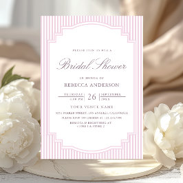 Invitación Chorro de Lavanda Pastel Cumpleaños Bridal Shower