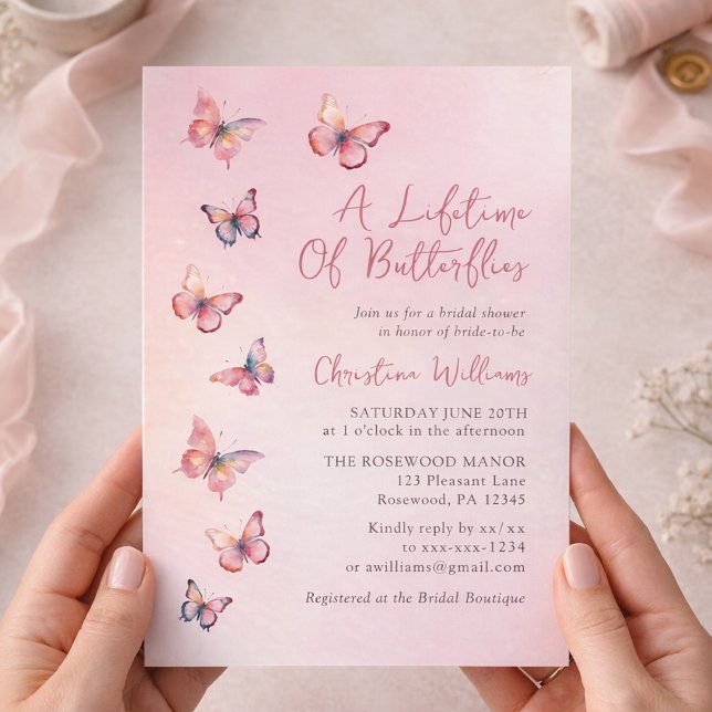 Invitación Chorro de Mariposas Despedida de Soltera (Subido por el creador)