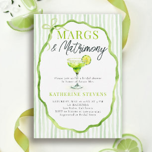 Invitación Chorro de Novia de Margs Matrimonio Bistro Bow Mar