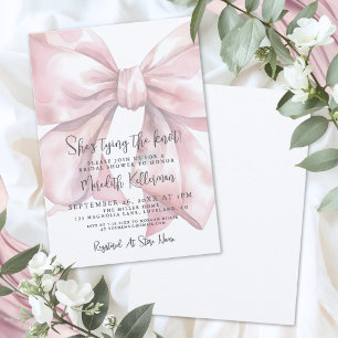 Invitación Chorro de Rosa Elegante para Fiesta de Despedida d