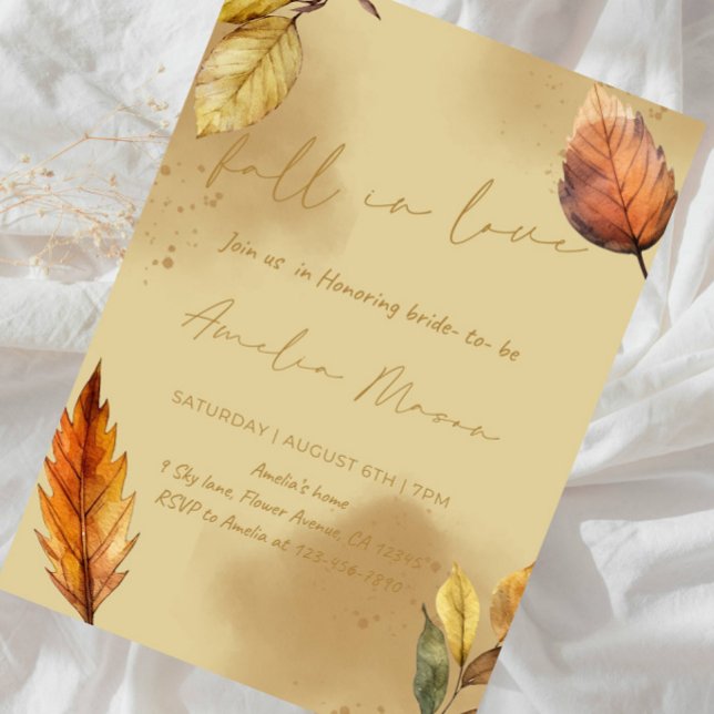Invitación Chorro Nupcial de Otoño - Despedida de Soltera de  (Subido por el creador)